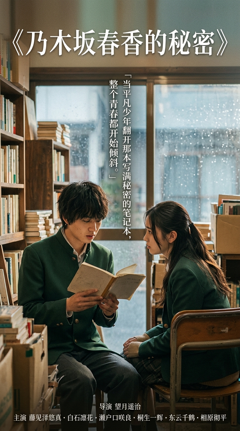 《乃木坂春香的秘密》主视觉海报
